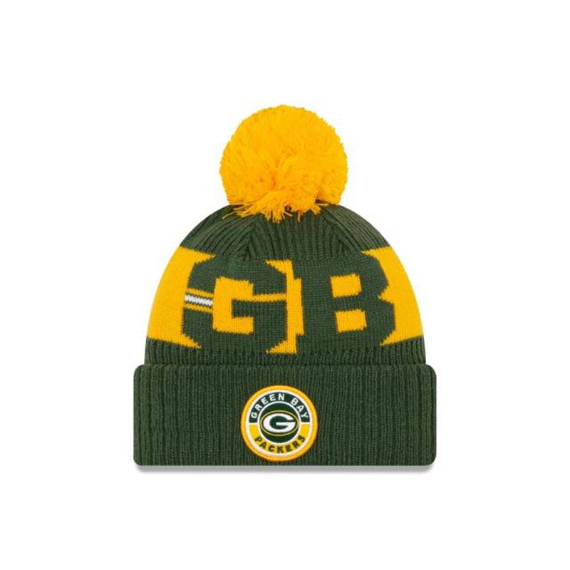 NFL Green Bay Packers Cold Weather Sport Knit (VXR4697) - Green New Era Beanies